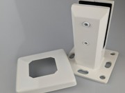 Non conductive- Base plate spigot - White